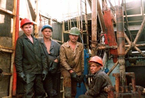 Практика на буровой, наша бригада