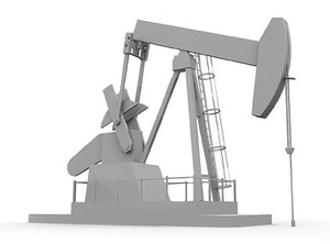 Нефтяная качалка схематично